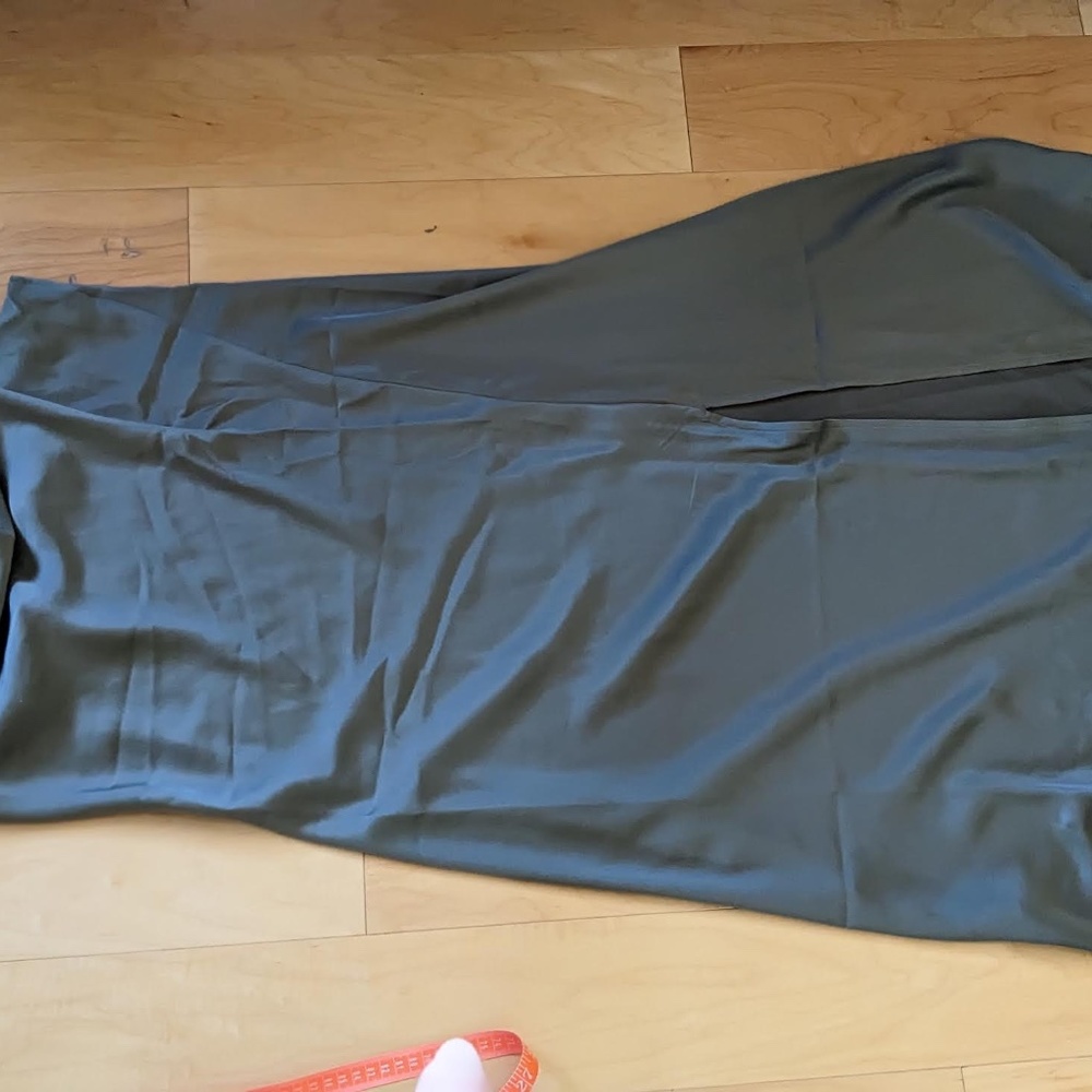 New Banana Republic Green Midi Slip Dress